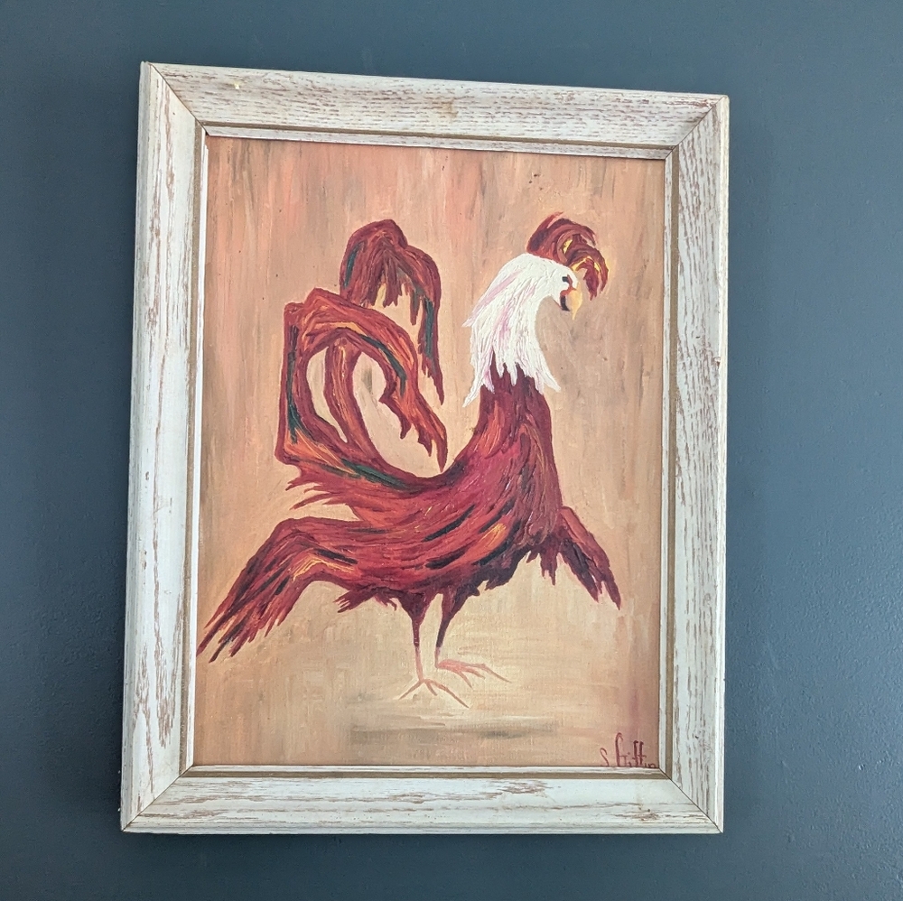 Folk Art original Painting By S. Giffin